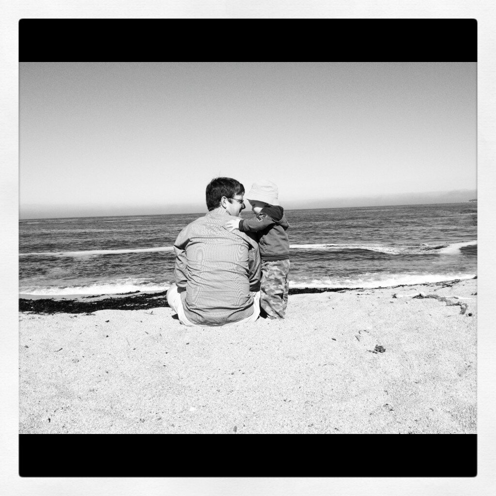 Father Son Bonding in Monterey